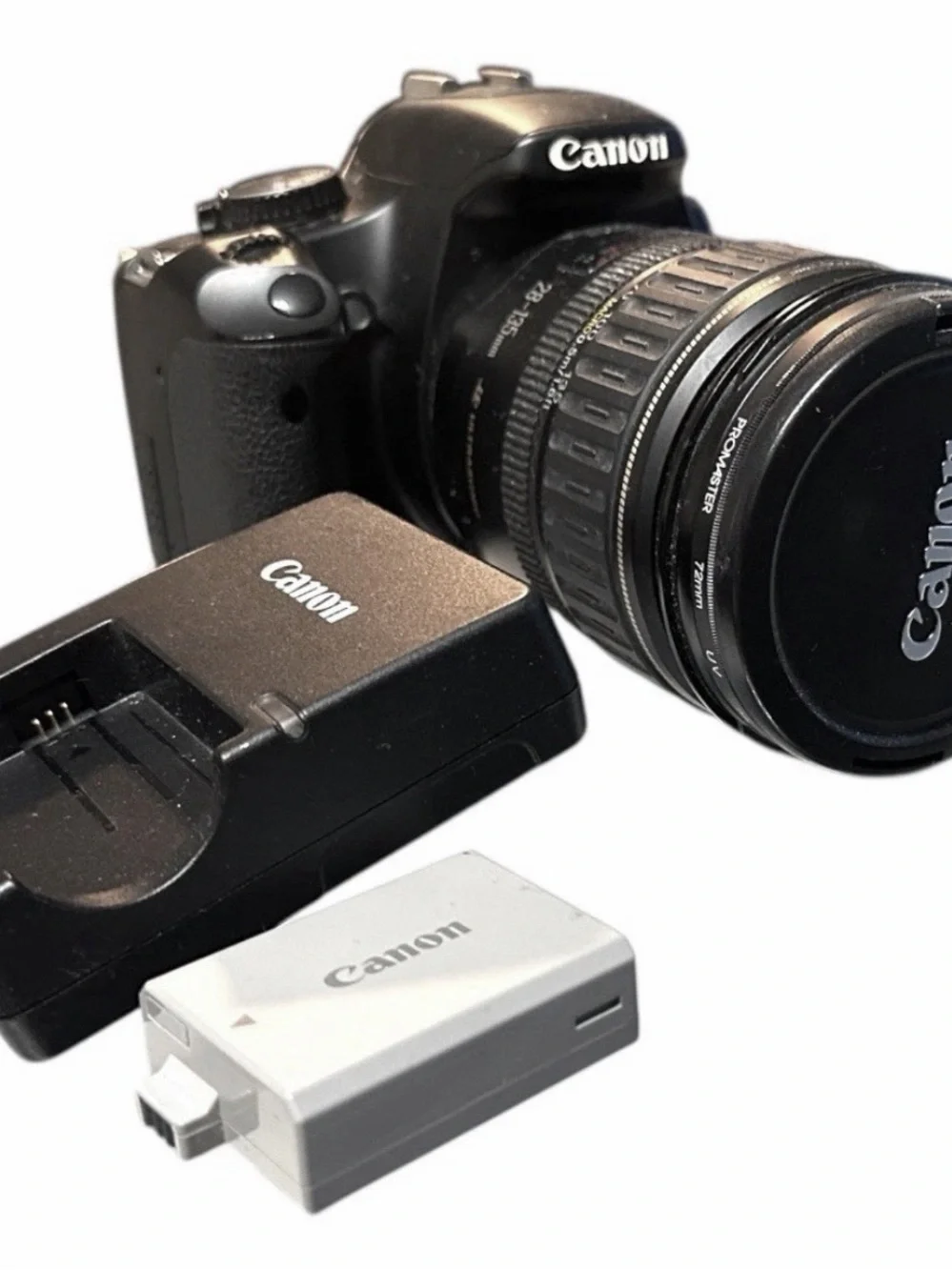 Canon EOS Rebel XSi DSLR Camera + EF 28-135mm f/3.5-5.6 IS USM Lens - Tested
